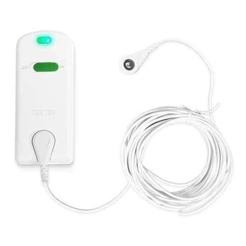 Grounding Tester with Grounding Wire (White) - color: White