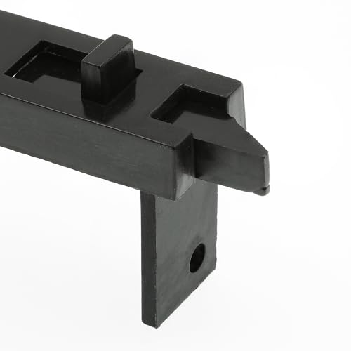 Prime-Line F 2628 Vinyl Spring-Loaded Replacement Window Tilt Latch Pair, 1-11/16" Hole Center, Black (Single Pack) - color: Matte Black, size: 1 Count (Pack of 1)