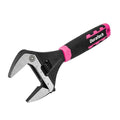 DURATECH 10-Inch Wide Jaw Adjustable Wrench - color: Black & Pink, size: 10-Inch