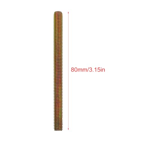 6PCS Solid Half Moon 1 in 1 Wrench Countertop Connector 8x80mm Desktop Fastener Bolt Nut Connector Matching Fixed Countertop Furniture Woodworking Headboard Connection Kit - size: 8X80mm