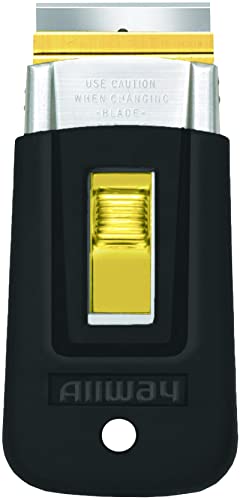 ALLWAY SGS Soft Grip Safety Glass Scraper with 5 Blades