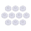 PATIKIL 10pcs Round Bubble Level 30x10mm Mini Circular Bullseye Spirit Levels Measuring Layout Tools for Leveling Camera Tripod Telescope Workshop Turntable Pictures Frame, White