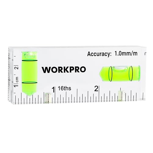 WORKPRO 3 Inch Magnetic Pocket Level - size: 3 Inch