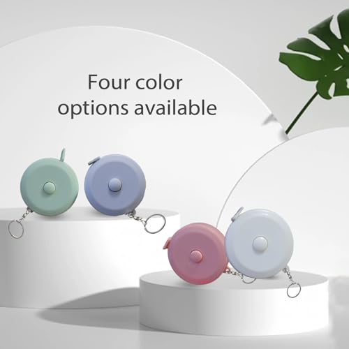 Mini Measure Tape 79 Inch/2M Dual Sided Retractable Tape Measuring for Body,Sewing, Cloth, Furniture,Height (Green) - color: Green