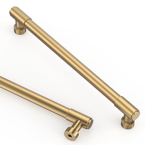 Asidrama Champagne Bronze Kitchen Cabinet Pulls,7.5 Inch,10 Pack - color: Champagne Bronze, size: 7.5" Hole Center