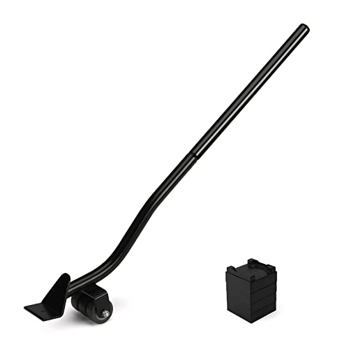 Furniture Moving Set for Hard Floor Surfaces, Move Heavy Furniture Quickly & Easily,(1 Lifter Tool & 4 Heightening Block) - size: Square