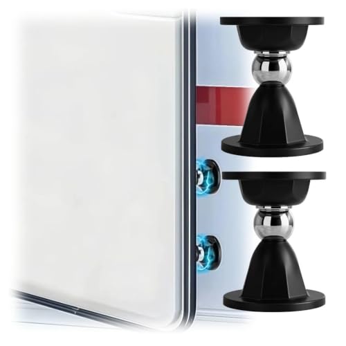 RV Magnetic Door Catch with Adhesives Screws - Easy to Install Camper Trailer Door Holder, Sturdy Stopper for RV Accessories (L) - size: Large