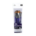 Royal & Langnickel Moderna Angular Brush Set for All Painting Mediums, 5pc - style: Angular