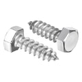 25 Pcs Hex Head Lag Screws 5/16"x1" SS 18-8 (304) Lag Bolts - color: Silver, size: 5/16"x1"