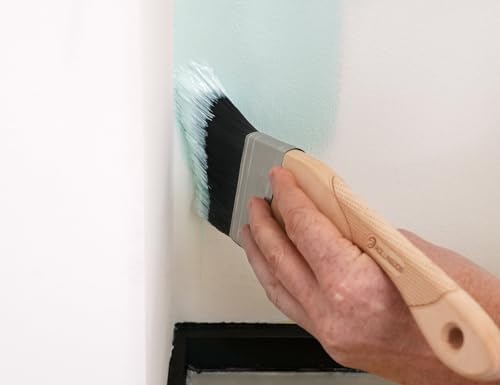ROLLINGDOG 3 Inch Angled Paint Brush - color: 3" Stiff Bristles