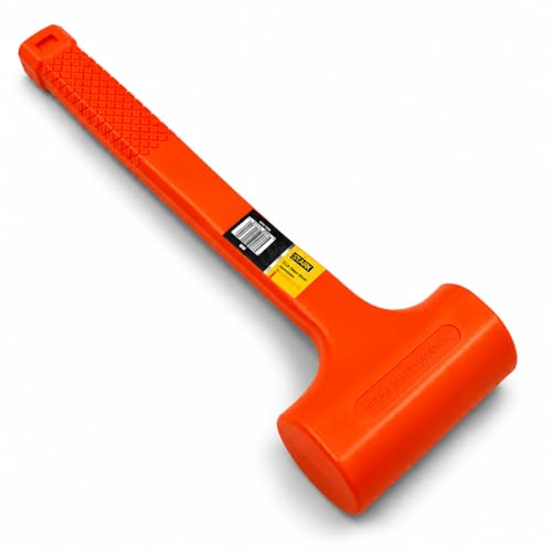Stark USA 3 lb Dead Blow Hammer, Grip Mallet Hammer Handle Spark Rebound Resistant DIY Wood Work 3-Pounds Head - size: 3-LBS