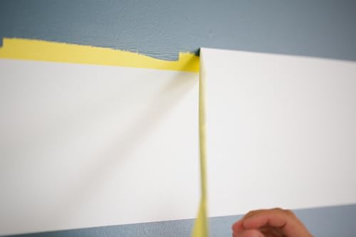 FrogTape Delicate Surface Painters Tape with PAINTBLOCK, 1.5 in Wide (0.94 in x 60 yd), Low Adhesion, Painting Tape Ideal for Freshly Painted Walls, Trim & Surfaces, Yellow, 1 Roll (280220) - size: 1 Roll, 0.94" Width (Pack of 2)