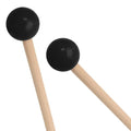 Luomorgo Steel Tongue Drum Mallets, Black, 1 Pair Percussion Mallet - color: Black