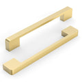 Brushed Gold Cabinet Pulls and Handles, 6.3 Inch, 10 Pack - color: Brushed Gold, size: 6.3"/160MM Hole Center