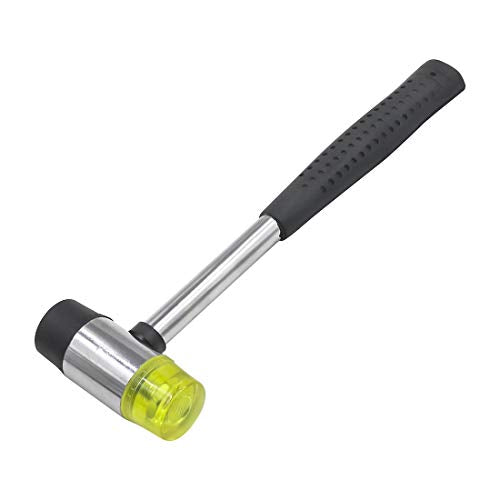 Luomorgo Dual Head Nylon Rubber Hammer Soft Mallet, 30mm/1.18 inch