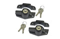 QCAA Heavy Duty Keyed Sash Lock, Child-Proof Security, Only Unlock with Key, CTC 2", Matte Black, 2 Pack, Made in Taiwan - color: Matte Black, size: 2 Pack