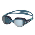 Speedo Unisex-Adult Swim Goggle Biofuse 2.0 - color: Border Blue/Cobalt/Silver Mirrored
