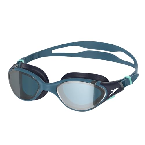 Speedo Unisex-Adult Swim Goggle Biofuse 2.0 - color: Border Blue/Cobalt/Silver Mirrored