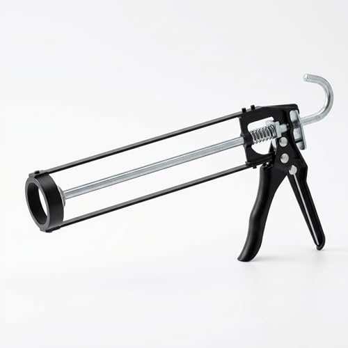 107 Series Manual Caulking Gun -10 oz Cartridge Dispenser, 7:1 Thrust Ratio, Lightweight 1.20 lbs No Drip Hand Operated Sealant & Adhesive Applicator - Professional Contractors DIY Projects - size: 10oz / 300ml, style: 7:1 Manual Gun