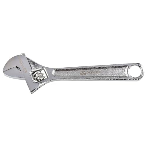 Olympia Tools Adjustable Wrench, 4 Inches, 01-004 - size: 4-Inch
