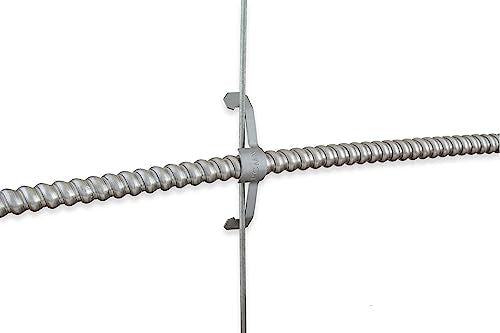 Conduit Cable Support Clip to Ceiling Wire, Threaded Rod & Flanges. Heavy Duty Spring Steel Clip 50 Pack - size: 50 Pack