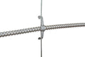 Conduit Cable Support Clip to Ceiling Wire, Threaded Rod & Flanges. Heavy Duty Spring Steel Clip / 100 Pack - size: 100 Pack