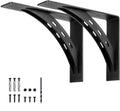 Heavy Duty Shelf Brackets (Set of 2) - 16" x 12" Max Load 1100 Lbs - Premium Alloy Metal Mantel Brackets - size: 16 inch x 12 inch