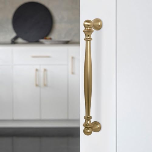10 Pack 6-1/4 Inch(160mm) Kitchen Cabinet Handles Champagne Bronze Cabinet Pulls Zinc Alloy Drawer Pulls Solid Kitchen Hardware - color: Champagne Bronze, size: 6-1/4'' Hole Center(160mm)