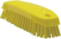 Vikan 35876 Brush,Scrub,Medium,7",PP/PBT,Yellow - color: Yellow