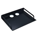 HNVNER Black Floating Media Shelf for Router Streaming TV Box, 12x10 Inch - color: 1 Layer-large-1pcs