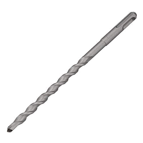 uxcell Masonry Drill Bit 10mm x 200mm Carbide Tipped Rotary Hammer Bit Round Shank 110mm Drilling for Impact Drill - size: 10mmx200mm
