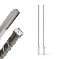 2PCS SDS Plus Rotary Hammer Drill Bits, 2pcs (3/16"*12"-5mm*310mm) - 4 Carbide Cutting Edges, Ideal for Masonry| Heavy-Duty Masonry |Hammer Drill Bits for Precision Drilling - size: 2pcs (5mm*310mm)