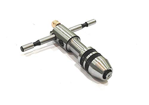 A.D International Reversible Ratchet Adjustable Tap Wrench Machine Tools ((1/16'' to 5/32''(1.5 to 4.0 mm)) - size: (1/16" to 5/32" (1.5 to 4.0 mm))
