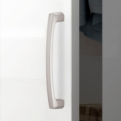 10 Pack 5 inch(128mm) Brushed Satin Nickel Kitchen Cabinet Handles Cabinet Pulls Sliver Drawer Pulls Kitchen Cabinet Hardware Handles Dresser Handles - color: Brushed Satin Nickel, size: 5'' Hole Center(128mm)