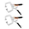 14-Inch C-Clamp Locking Pliers,Heavy Duty Vise Grip Welding Clamp With Swivel Pads for Woodworking,Home,Metalworking,Auto Repair(2 Pack) - size: 14 inch 2 Pack