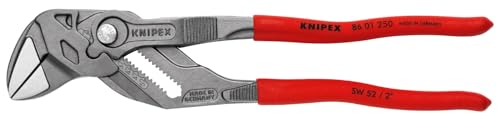 KNIPEX Tools - Pliers Wrench, Black Finish (8601250), 10-Inch - size: 10-Inch, style: Wrench, Black Finish