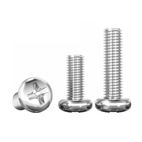 2#-56 x 1/4" Machine Screws, Phillips Pan Head, 100 Pack - size: 2#-56 * 1/4" 100pcs