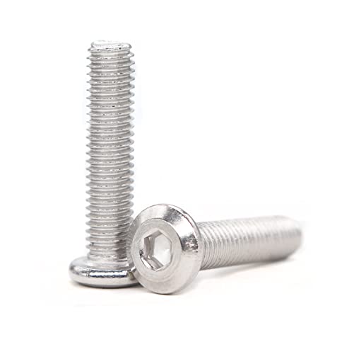 6pcs M8 x 125mm Rivet Countersunk Socket Cap Allen Head Bolts Screws Connecting for Furniture, 304 Stainless Steel - size: 6pcs M8 x 125mm