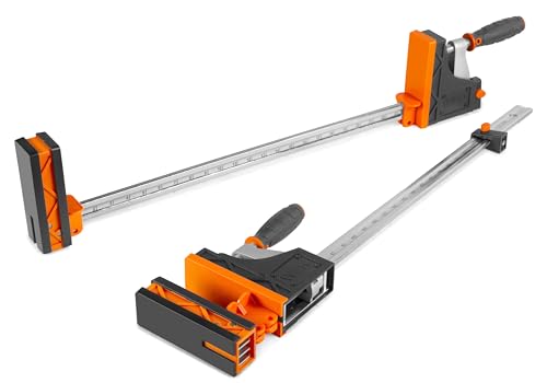 WEN 24-Inch 2000-Pound Parallel Jaw Clamp and Spreader Set, Two-Pack (CLP122) - size: 24-Inch Clamps, Two Pack