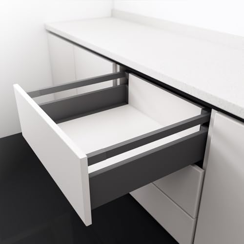 VADANIA 20" Undermount Drawer Slide Set with Side Panels - size: 20 Inch, style: Drawer System