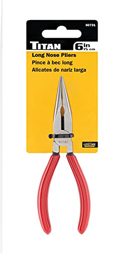 Titan 60731 6-Inch Long Nose Pliers - size: 6-Inch