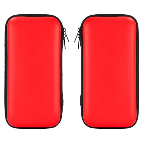 iMangoo Travel Essential Electronics Organizer Charger Case Carrying Pouch - color: Red, size: Small