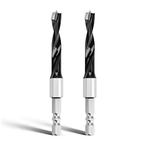 2-Pack 5/16 Inch Forstner Drill Bit Carbide Tipped Woodworking Hinge Cutter - size: 5/16"