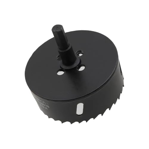3-3/8"/86mm BI-Metal Hole Saw Hole Saw for Thin Metal Wood and Plastic Cutting - color: black, size: 3-3/8"