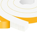Square Weather Stripping Door Seal, High Density, Large Gaps,1x1in - color: White, size: 1 In x 1 In x 13Ft