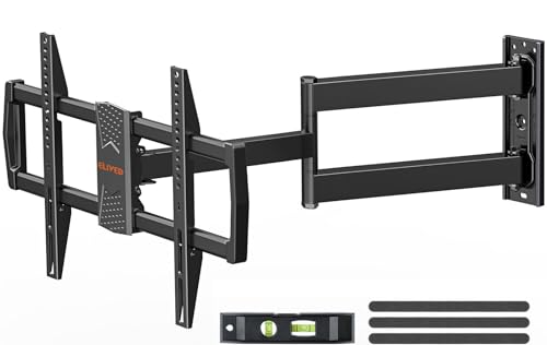 32" Long Arm TV Wall Mount for 32-75 Inch TV, Corner TV Bracket Single Stud - size: TV 42-75". Arm 32"