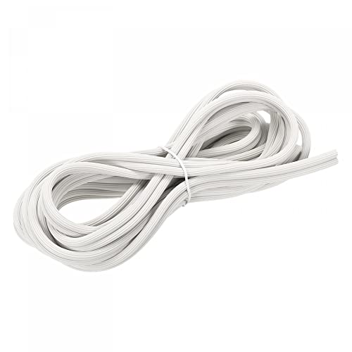 uxcell Screen Spline, 10M/32.81Ft Silicone Sealing Strip Window Screen Retainer, 6.5mm OD White - size: 6.5mm x 10M
