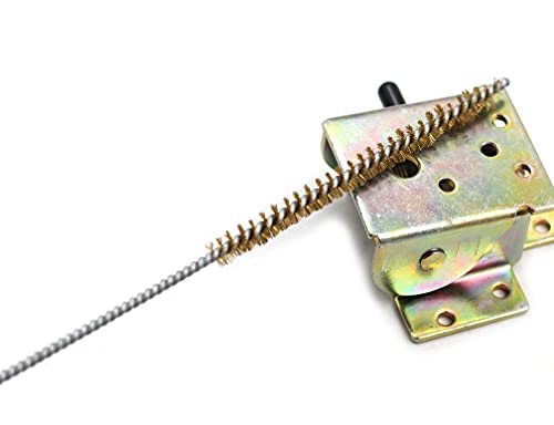 6mm/ 0.25" Diameter Brass Wire Tube Brush Cleaning Tool , Pipe Cleaners Brush for Tube Bottle Pipe Welding Slag and Rust Remove Cleaner Tool , 10pcs - size: 6mm/0.25"