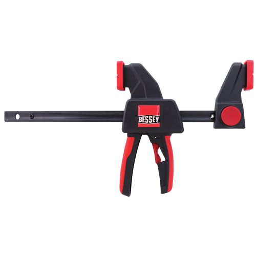 BESSEY EHK SERIES - 100 lb Clamping Force - 06 in - EHKM06 Trigger Clamp Set - 2.375 in. Throat Depth - Wood Clamps, Tools, & Equipment for Woodworking, Carpentry, Home Improvement, DIY - size: 6 in., style: 100 lb force