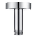 BRIGHT SHOWERS Shower Arm with Flange for Rainfall Shower Head, 3 Inch Ceiling Mount Straight Arm, Replacement Extension Pipe, Heavy-Duty Stainless Steel, Rust-Resistant, 1/2" NPT, Chrome - color: Chrome, style: 3 Inch